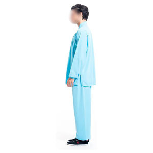 Traje de Kung Fu 2026, Ropa de Artes Marciales, Estilo Clásico de Última Moda en Color Azul Cielo, Uniformes de Kung Fu para Hombre, Servicio OEM - Product Image 3