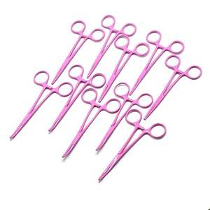 คีมคั้นเลือดสแตนเลสคุณภาพดีที่สุด แบบใช้มือ  ชนิดตรง/โค้ง  เครื่องมือผ่าตัดสำหรับหยุดเลือด - Product Image 3