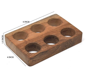 Wood Kitchen Anti-breaking <b>Egg</b> Tray Commercial Desktop Protective Holder Wooden <b>Egg</b> Rack in best quality - Product Image 1