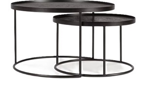 Mesa de Centro Plegable Portátil de Diseño Premium Unicorn Handicrafts, Muebles Metálicos de Lujo, Decoración Moderna para Sala de Estar - Product Image 2