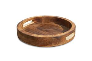 Bandeja de Madera Irregular Hecha a Mano, Ecológica, Duradera, Apta para Lavavajillas, Estilo Moderno y Lujoso para Uso en el Hogar, Cocina y Restaurante - Product Image 6