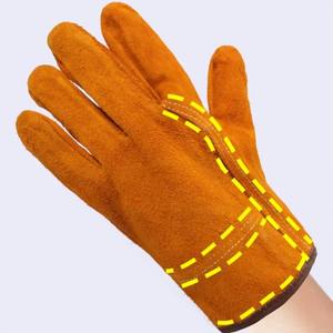 Guantes de Soldadura de Piel de Cabra de Primera Calidad Resistentes al Calor, Ligeros, con Protección Natural para el Pulgar - Product Image 2