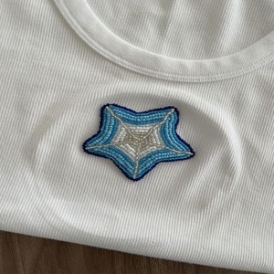 เสื้อครอปปักลูกปัดสไตล์ชาติพันธุ์สุดเก๋-งานแฮนด์เมด ปรับแต่งสี/ขนาดได้ NOVA STAR CRAFT ดีไซน์ทันสมัย - Product Image 4