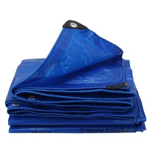 Strong Heavy Duty Waterproof Tarpaulin Cover with Reinforced Grommets UV Resistant Outdoor <b>Tarp</b> for Camping Garden Truck Trailer - Product Image 6