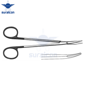 Tijeras Quirúrgicas Reutilizables Reynolds Super Cut de 14 cm (5½ Pulgadas), Curvas, con Una Hoja Dentada de Acero Inoxidable para Uso General - Product Image 4