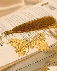 Elegant Long <b>Leaf</b> Shape Metal Bookmark Page Holder for <b>Books</b> - Product Image 4