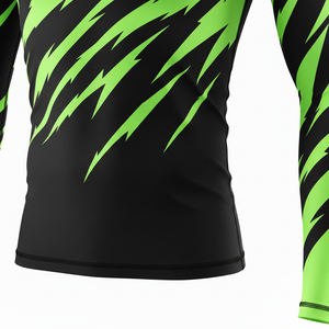 เสื้อรัดรูปแขนยาวแบบยูนิเซ็กซ์ ผ้าอีโคพรีเมียม สำหรับฝึกซ้อมกีฬา BJJ MMA ยิวยิตสู กราปลิง - Product Image 5