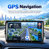 Autoradio Android HANTUE 2 Go + 32 Go 9 pouces pour VW Golf MK7 Polo Passat Jetta T5 avec CarPlay sans fil, Android Auto, GPS, WiFi