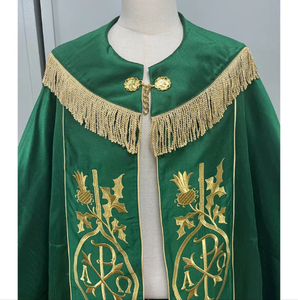 Modern Sustainability Garment Church Pulpit Bishop Clergy Choir <b>Robes</b> Latin Cross Uniform 100% Polyester Customized Size Unisex - Product Image 5