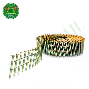 Clavos en Espiral de 15 Grados, 1-1/4 Pulgadas, Tipo de Vástago de Tornillo OEM para la Fabricación de Palés de Madera - Product Image 1