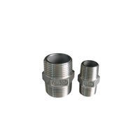 Haute qualité, haut niveau de perfection, variété d'industries, mamelon hexagonal en acier inoxydable 3/8 "-4" Oem/Odm, emballage et logo personnalisés