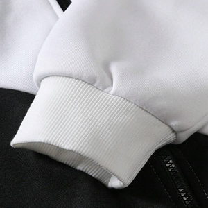 Sweat à capuche de haute qualité 100% coton, lavage à l'acide, style streetwear, coupe oversize, avec design personnalisé et impression de logo. - Product Image 3