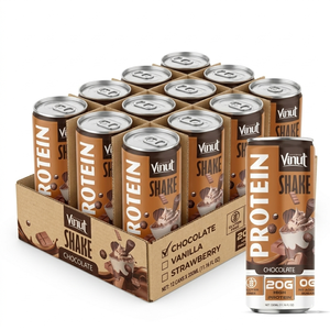 Fabricante Vietnamita de Café Helado VINUT de 330 ml (Alto en Proteínas, Sin Azúcar, Contenido de Jugo de Frutas de 20 Brix) OEM/ODM Marca Privada - Product Image 3