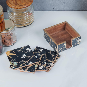 High Quality MDF Enamel Printed Coaster Table Decoration MDF Coasters Thickness Reusable Table <b>Mats</b> MDF Coaster - Product Image 1
