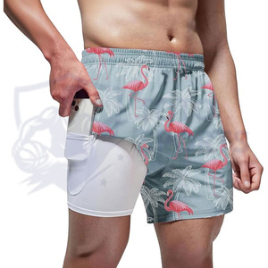 กางเกงขาสั้นผู้ชายสำหรับวิ่งในฤดูร้อน ดีไซน์พรีเมียม สวมใส่สบาย ระบายอากาศได้ดี เอวยางยืด  ขายดี  รับสั่งพิมพ์ลายได้ - Product Image 2