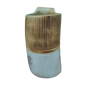 Taza de búfalo de alta calidad, elegante jarra de vino o cerveza vikinga, cuerno de buey mediano, artesanía Natural tallada para viajes - Product Image 1