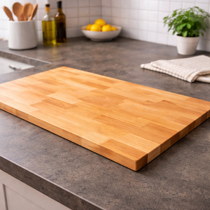 Encimera de Madera Maciza de Caucho para Cocina, Superficie Duradera, Dimensiones Personalizadas, Fabricante de Muebles y Tableros de Mesa - Product Image 6