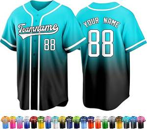 Camiseta de Béisbol con la Bandera de Puerto Rico, Camiseta de Verano, Ropa Deportiva Unisex, Uniforme Deportivo, Sóftbol, Poliéster/Algodón de Secado Rápido - Product Image 1