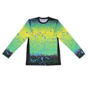 Maillot de pêche personnalisé en gros par sublimation, protection UV UPF 50, respirant, pour tournoi, manches longues, unisexe, séchage rapide - Product Image 2