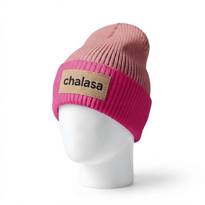 Gorro de Punto Bordado Unisex de Moda Otoño Invierno Y & C, Estilo Informal, para Exteriores, 100% Acrílico, Tejido Común, Cálido - Product Image 2