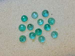 Esmeralda Zambiana Natural, Cabujón Redondo, Color Verde, Piedras Sueltas para Joyería, Anillos, Colgantes, Alta Calidad - Product Image 4