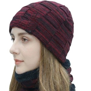 Winter Cap Soft Warm <b>Beanie</b> Wool Blend Wholesale Custom Design Unisex Stripes Knit Cuffed <b>Beanies</b> Outdoor Sports Ear Protection - Product Image 1