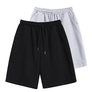 Shorts de sport décontractés pour hommes, tissés, unis, avec cordon de serrage, pour CrossFit, course à pied et entraînements - Product Image 4