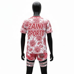 Ensemble t-shirt et short pour femme, tissu polyester et élasthanne haute élasticité, 200 GSM, vêtements de sport légers, logo personnalisé, ensembles pour femmes - Product Image 5