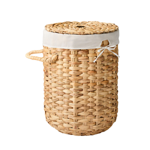 Cesta de Jacinto de Agua Estilo Vintage con Tapa, Cesto de Ropa Grande Hecho a Mano, Ideal para Uso Doméstico o Hotelero, de Vietnam - Product Image 2