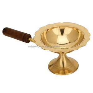 Brûleur de parfum en laiton de haute qualité, imprimé UV, sculpté, multifonctionnel, encensoir pour odeurs religieuses, occasions de mariage, AALIYAN IMPEX - Product Image 1
