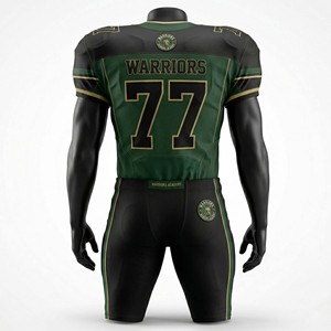 OEM Premium American Football Uniform Set Breathable Mesh Team <b>Game</b> Jersey and <b>Padded</b> Pants Tackle Twill Embroidery - Product Image 4