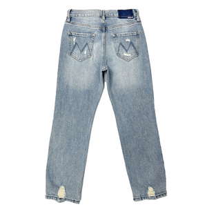 Pantalones Vaqueros de Hombre Más Vendidos, Personalizables, de Tiro Medio, con Degradado Sólido, Estilo Retro, Rotos, Rectos, Lavados, de Mezclilla, Casuales, a la Moda, ODM - Product Image 2