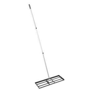 Livellatore per Prato e Giardino in Acciaio al Carbonio Antiruggine, Piastra di Lavorazione del Terreno 30x10, Manico 83.9, 3 Altezze Regolabili - Product Image 1