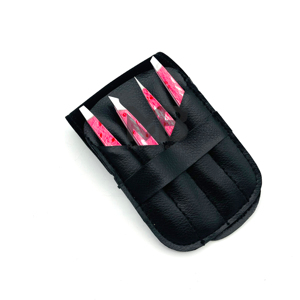 Pinzas de Cejas de Acero Inoxidable Duraderas con Mango Rosa, Juego de Pinzas de Punta Fina para un Acabado Preciso - Product Image 3