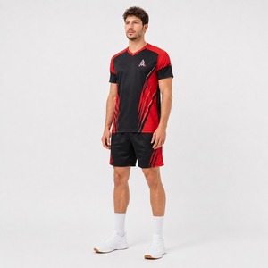 Premium Quality Solid Color <b>Men</b> Volleyball Uniform Breathable Sports Wear Low MOQ In Stock Volleyball Uniform Hot Selling - Product Image 3