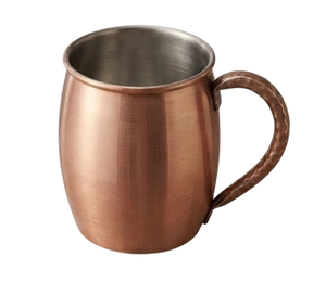 Mug en cuivre Moscow Mule, tasse à boire avec poignée en métal, design optimal, mug à bière plaqué cuivre, best-seller - Product Image 3