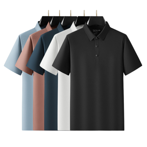 Camisa polo para hombre, tela transpirable, camisa informal, perfecta para la comodidad diaria y un estilo relajado. - Product Image 3