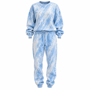 Conjunto Deportivo Casual de Invierno de 2 Piezas, Hecho a Medida, Lavado al Ácido, Bordado, Ligero y Transpirable - Product Image 4