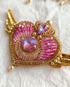 Broche de Insecto Bordado a Mano con Cuentas, Moderno y Elegante, para Abrigos, Suéteres, Bolsos y Bufandas - Product Image 2