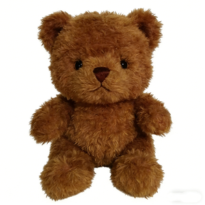Ours en peluche brun, ours en peluche classique, ours en peluche moelleux, poupée ours à fourrure bouclée - Product Image 1