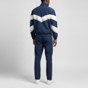 Conjunto Deportivo Clásico para Hombre, Chaqueta y Pantalones con Diseño de Rayas, Impermeable, de Nailon, con Logotipo Personalizado, OEM - Product Image 5