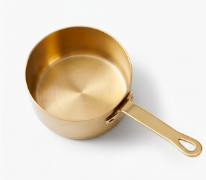 Heavy Copper <b>Sauce</b> Pans Gold Polish Kitchenware Items Suitable For Home Hotel Tableware And Restaurant Use - Product Image 4