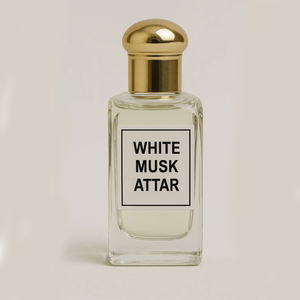 Attar de Musc Blanc Meena de Haute Qualité, Ingrédient Actif Melon, Huile Parfumée Naturelle, Liquide Viscoseux, Texture Légère et Lisse - Product Image 1