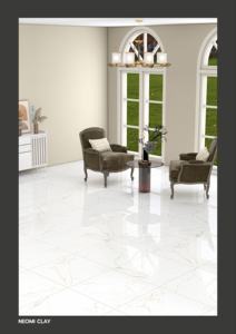 กระเบื้องพอร์ซเลนคุณภาพสูง ขนาด 600x600 มม. ออกแบบมาเพื่อให้สะท้อนแสงอย่างสวยงาม มีพื้นผิวเรียบเนียน พร้อมให้ความรู้สึกหรูหรา - Product Image 6