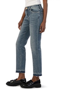 Jeans de haute qualité, confortables, décontractés pour femmes, avec logo personnalisé, jeans tendance pour femmes, coupe slim pour femmes - Product Image 2