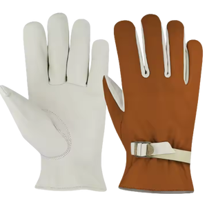 Gants de conduite réglables en cuir de chèvre de qualité supérieure, personnalisables avec logo, antistatiques, antidérapants, pour une sécurité accrue - Product Image 5