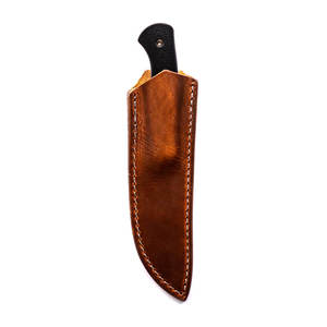 Funda de Cuero para Cuchillo Hecha a Mano, Funda de Cuero Vacuno para Llevar en el Cinturón, para Acampar al Aire Libre, Caza, Portaherramientas, Diseño Duradero - Product Image 1