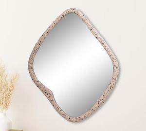Irregular Shape Resin Wall Mirror Minimalist Decorative <b>Frameless</b> Design for Home Use - Product Image 1