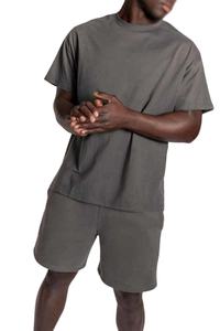 Logo personnalisé été Offre Spéciale survêtement sport survêtement unisexe hommes survêtement ensembles décontracté Streetwear deux pièces ensembles courts - Product Image 3