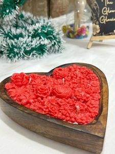 Portavelas de madera con forma de corazón para el hogar, bodas, regalos festivos, soporte de velas de moda para decoración de mesa y uso en aromaterapia. - Product Image 5